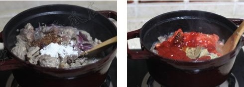 暖身必备菜――番茄烩牛腩的做法步骤4