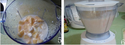 冰凉饮料――桃子酸奶昔的做法步骤3
