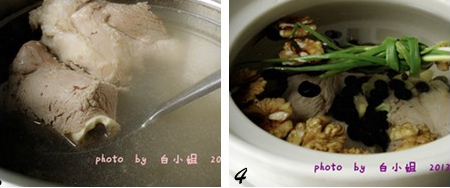 六月考生补脑菜――核桃黑豆煮排骨汤的做法步骤2