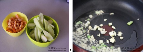 芥蓝心炒大海米的做法的做法步骤2