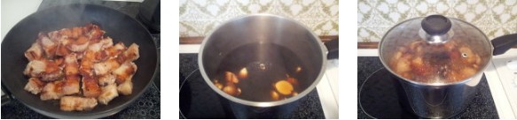 卤五花肉蘑菇汤的做法的做法步骤2
