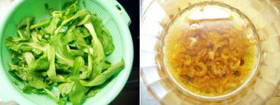 海米油菜的做法,海米油菜的家常做法的做法步骤1