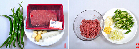 青椒牛柳的做法,青椒牛柳怎么做好吃[有图]的做法步骤1