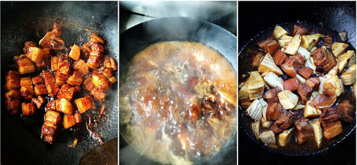 逢过节必备小菜――冬笋烧肉的做法的做法步骤4