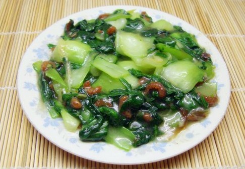 海米油菜的做法,海米油菜的家常做法