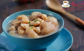 汤中极品――蹄花芸豆汤的做法(图文)