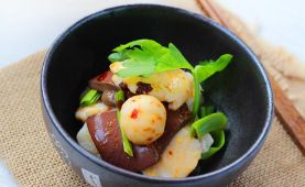 海皇鸭血烩鱼片――白领一族的快手美味菜
